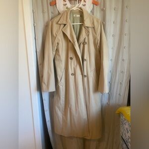 J Crew Tan Trench Coat